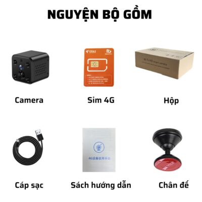 camera mini sieu nho lap sim 4g x73 xem tu xa 123