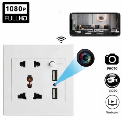 camera ngụy trang ổ cắm điện âm tường