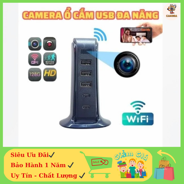 Thêm tiêu đề phụ (62) Camera ngụy trang ổ cắm sạc USB