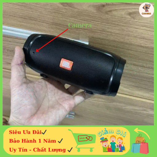 Camera loa nghe nhạc bluetooth