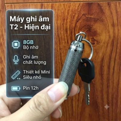 Móc khóa ghi âm siêu nhỏ T2 thế hệ mới Gemini Generated Image 1chbfa1chbfa1chb